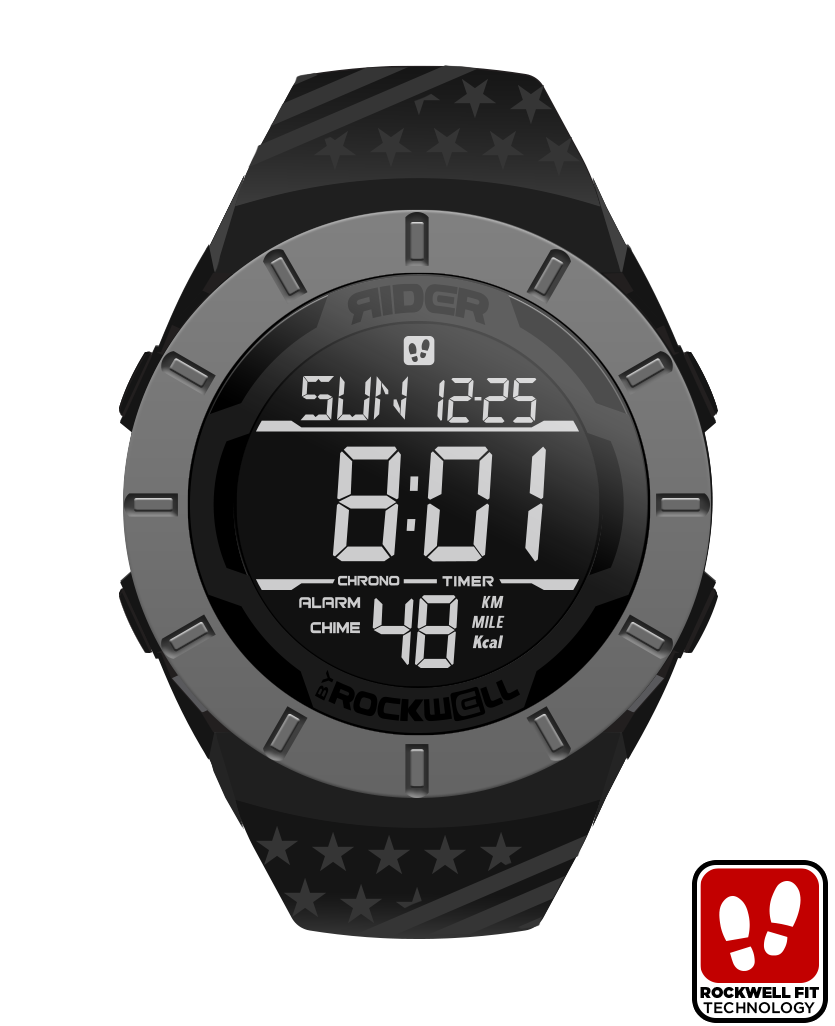 Reloj Coliseum Fit™ Halo Edition (Negro/Gris) - Ryan Weaver