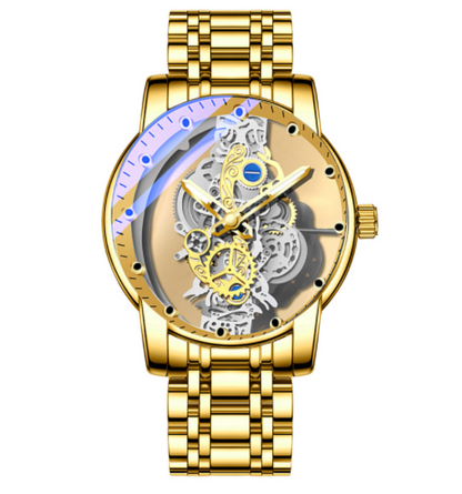 Reloj de cuarzo automático esqueletizado