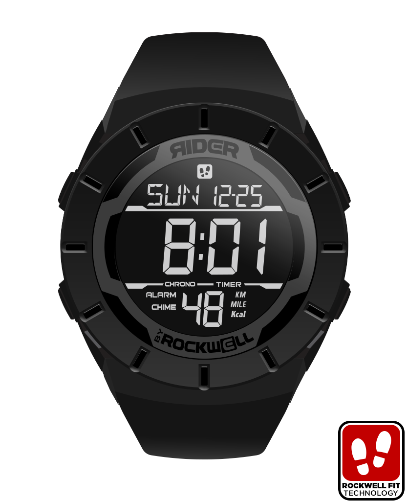 Montre Coliseum Fit™ (Noir Fantôme)