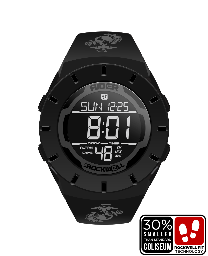Montre Coliseum Fit™ Forum – Édition Marines (Noir fantôme)