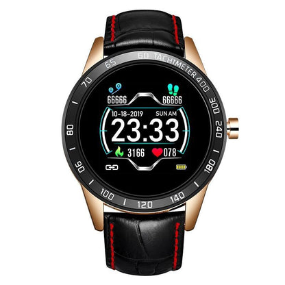 Reloj inteligente moderno de lujo para hombres y mujeres con pantalla LED a color y rastreador de presión arterial y frecuencia cardíaca con modo multifunción y rastreador de actividad física