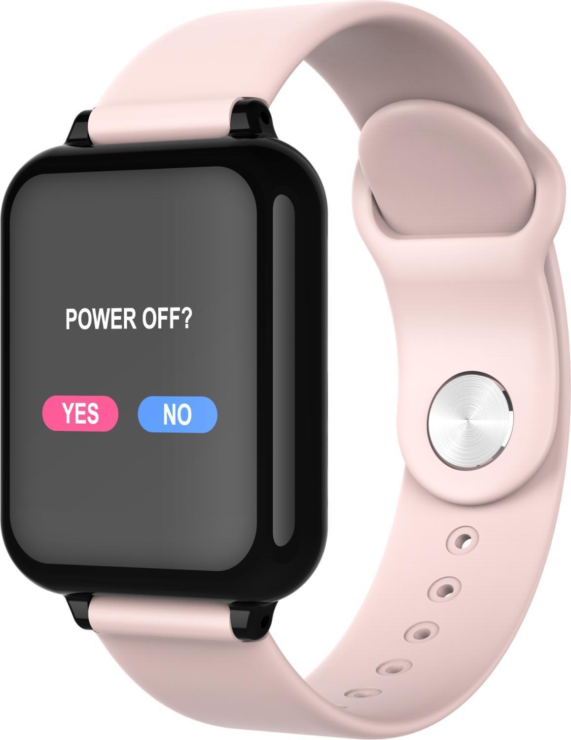 Reloj inteligente moderno B57 con protección impermeable IP67 y monitor de ritmo cardíaco y presión arterial, reloj deportivo unisex para hombres y mujeres