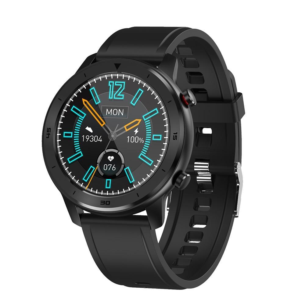 Reloj inteligente moderno de pantalla táctil redonda completa para hombres, estilo de lujo para negocios, con protección IP68 impermeable y monitor de presión arterial y frecuencia cardíaca, 5 días en espera