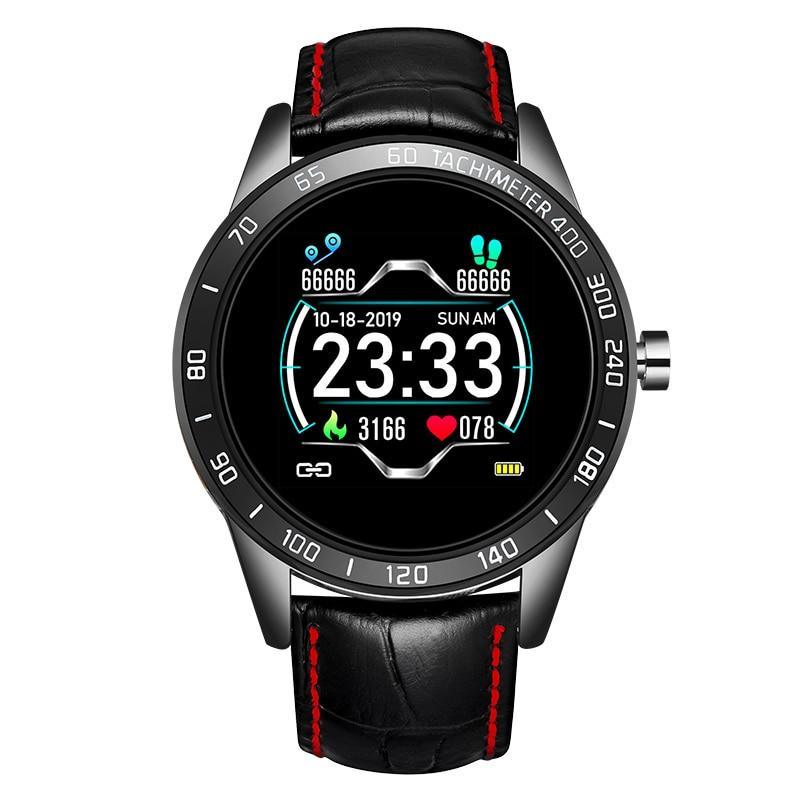 Reloj inteligente moderno de lujo para hombres y mujeres con pantalla LED a color y rastreador de presión arterial y frecuencia cardíaca con modo multifunción y rastreador de actividad física