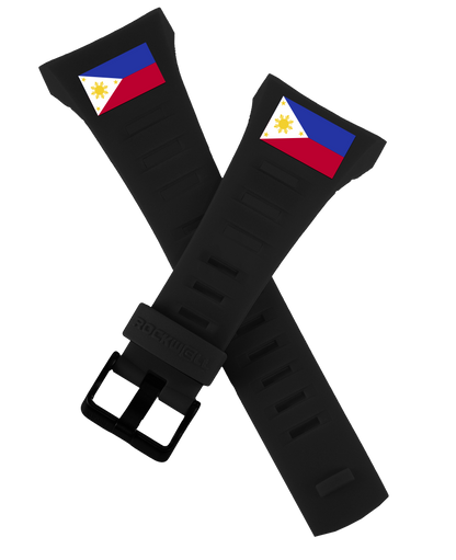 Reloj Coliseum Fit™ Banderas del Mundo Edición N-Z (Phantom Black)
