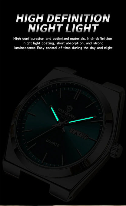 Nuevos regalos Casual Business Top Reloj azul para hombre Relojes de lujo automáticos Relojes de cuarzo de moda para hombre Relogio Masculino