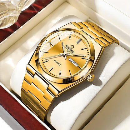 New Casual Business Fashion Quartz Wristwatches Movement Silver Clock Men Luxury Watch Automatic Watches Mens Gifts Reloj Hombre