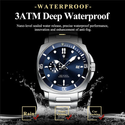 New Gifts Watches For Man Luxury Brand Mens Fashion Quartz Wristwatches Automatic Watch Men Sports Chornograph Digital Clock