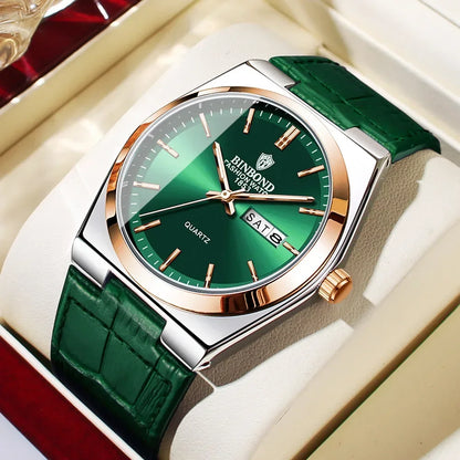 Nuevos regalos Casual Business Top Reloj azul para hombre Relojes de lujo automáticos Relojes de cuarzo de moda para hombre Relogio Masculino