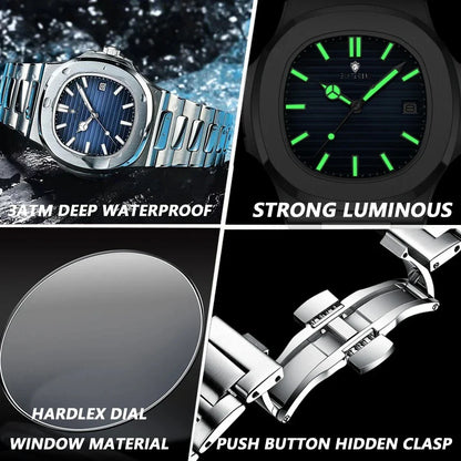 New Fashion Quartz Wristwatches Gifts For Man Classic Style Sports Date Digital Clock Men Luxury Watch Automatic Watches Mens