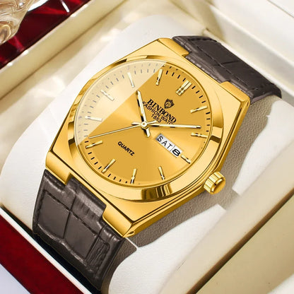 Nuevos regalos Casual Business Top Reloj azul para hombre Relojes de lujo automáticos Relojes de cuarzo de moda para hombre Relogio Masculino