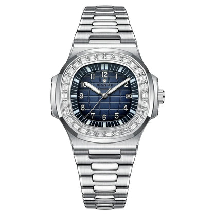 Luxury Digital New Diamond Watch For Man Fashion Quartz Wristwatches Mens Automatic Watches Man Gifts Clock Tudo Por 1 Real