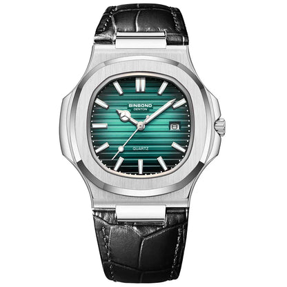 Nuevos relojes de pulsera de cuarzo informales de negocios, reloj de oro rosa para hombre, reloj de lujo, relojes automáticos para hombre, Reloj Masculino negro