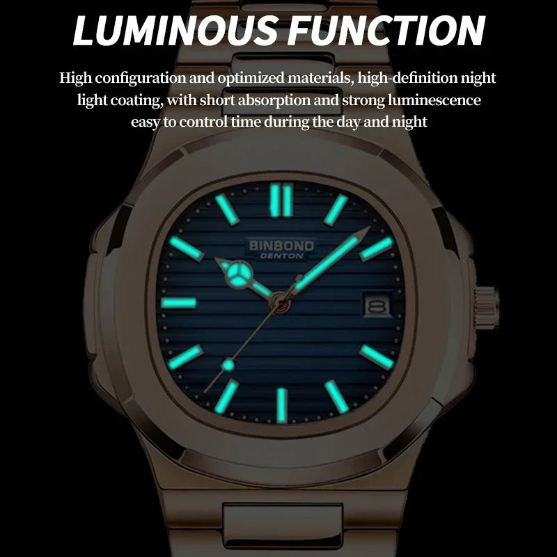 Nouvelle Suisse Homme Décontracté Or Rose Horloge Montre Homme Luxe Montres Automatiques Hommes Mode Montres-bracelets à Quartz Tudo Por 1 Real