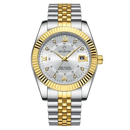 Fashion Quartz Wristwatches Luxury Brand High Quality Diamond Watch For Man Gifts Digital Mens Automatic Watches Men Gold Clock