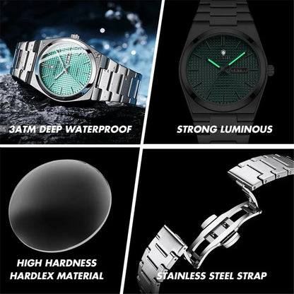 New Digital Luminous Waterproof Mens Watches For Man Luxury Designer Fashion Quartz Wristwatches Automatic Watch Men Clock Gifts