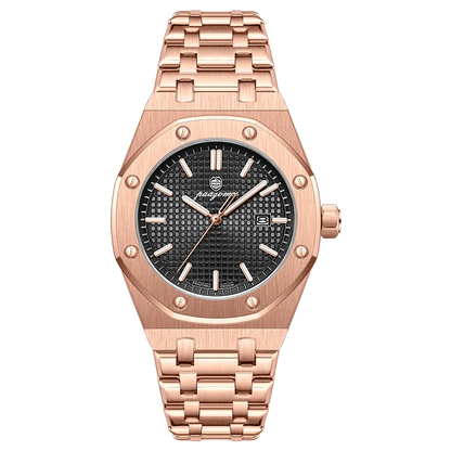 PAAZOMU Luxury Business Man Wristwatch Waterproof Luminous Date Men Watch Stainless Steel Fashion Quartz Watches For Men Reloj