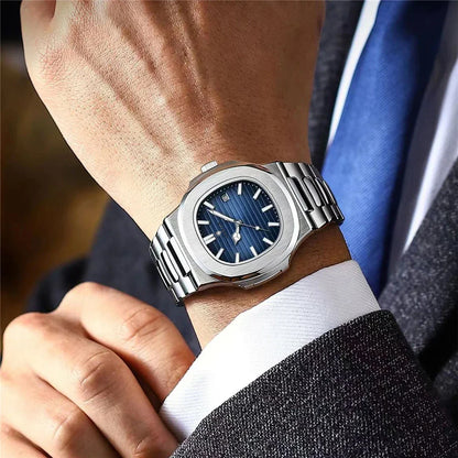 Nuevo reloj de movimiento informal de negocios para hombre, relojes de lujo automáticos, relojes de pulsera de cuarzo de moda para hombre, regalos Relogio Masculino