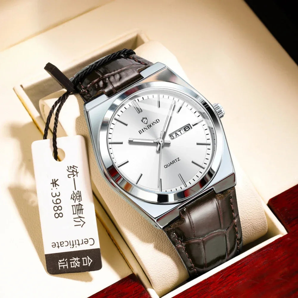 Nuevos regalos Casual Business Top Reloj azul para hombre Relojes de lujo automáticos Relojes de cuarzo de moda para hombre Relogio Masculino