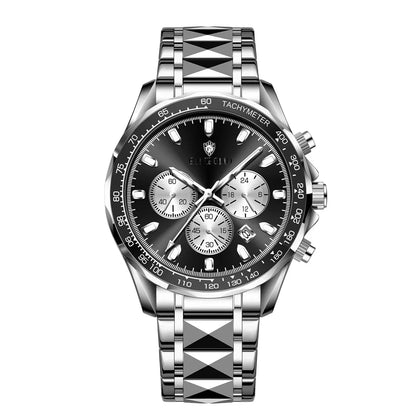 Sports New Men Chornograph Watch For Man Luxury Brand Fashion Quartz Wristwatches Gifts Mens Watches Automatic Digital Clock