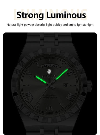 New Mens Automatic Watches For Man High Quality Brand Fashion Quartz Wristwatches Luxury Watch Men Gifts Sports Digital Clock