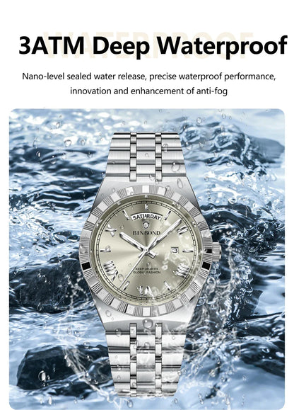 New Mens Automatic Watches For Man High Quality Brand Fashion Quartz Wristwatches Luxury Watch Men Gifts Sports Digital Clock