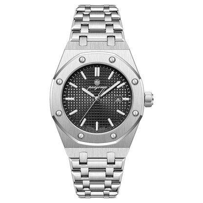 PAAZOMU Luxury Business Man Wristwatch Waterproof Luminous Date Men Watch Stainless Steel Fashion Quartz Watches For Men Reloj