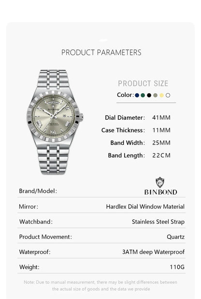 New Mens Automatic Watches For Man High Quality Brand Fashion Quartz Wristwatches Luxury Watch Men Gifts Sports Digital Clock