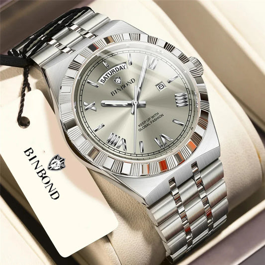 New Mens Automatic Watches For Man High Quality Brand Fashion Quartz Wristwatches Luxury Watch Men Gifts Sports Digital Clock