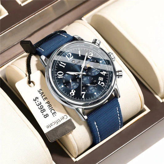 New Sports Canvas Luxury Digital Watch Men Fashion Quartz Wristwatches Gifts For Man Automatic Watches Mens Clock Cadeau Homme