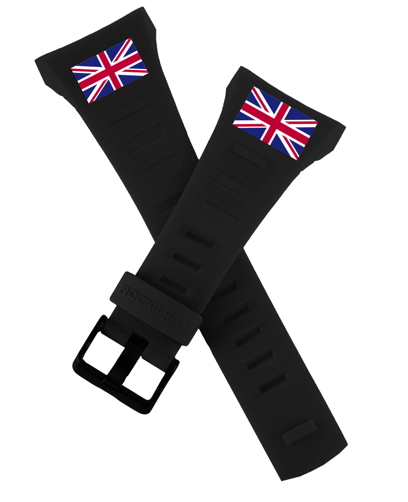 Reloj Coliseum Fit™ Banderas del Mundo Edición N-Z (Phantom Black)