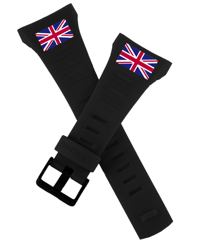Reloj Coliseum Fit™ Banderas del Mundo Edición N-Z (Phantom Black)