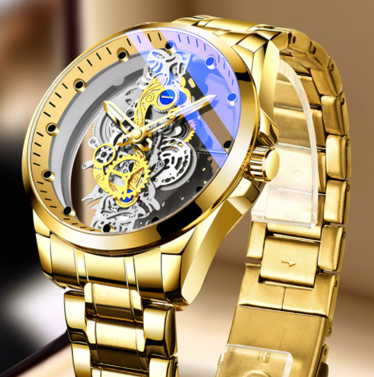 Reloj de cuarzo automático esqueletizado
