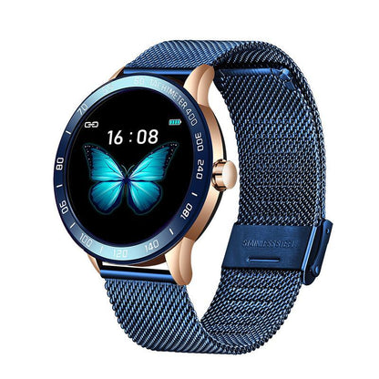 Reloj inteligente moderno de lujo para hombres y mujeres con pantalla LED a color y rastreador de presión arterial y frecuencia cardíaca con modo multifunción y rastreador de actividad física