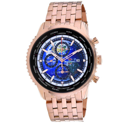 Seapro Montre Homme Meridian World Timer GMT