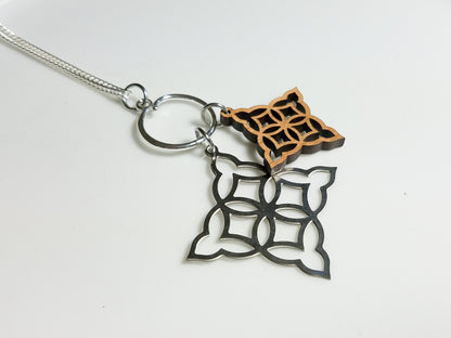 Moorish Diamond Charm Necklace