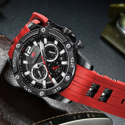 Mini Focus Nouvelle Mode Sport Montres Hommes Étanche Bracelet en Silicone Montre-Bracelet Multifonction Aiguilles Lumineuses Pour Hommes