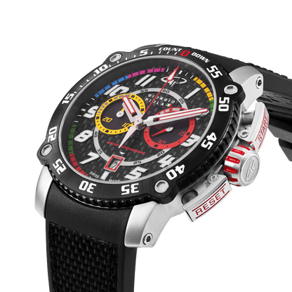 Torque - Black Stainless Steel Swiss Sport Chrono Watch