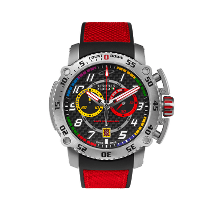 Torque - Red Stainless Steel Swiss Sport Chrono Watch