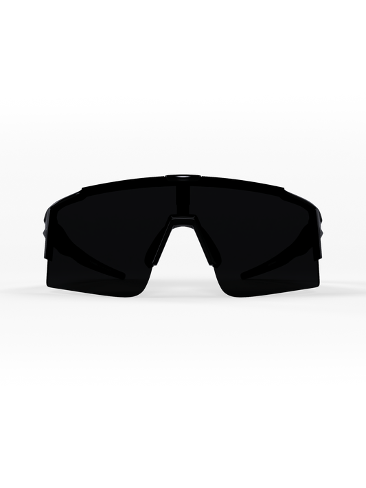 Black Polarized Cycling & Sport Sunglasses - UV400 for Men & Women